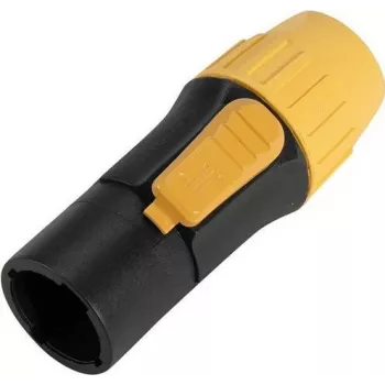 Stroomkabel-stekkerverbinder EUROLITE SAC3MX IP-beschermd, vergrendelbaar 3-polig, voor buiten- en binnengebruik