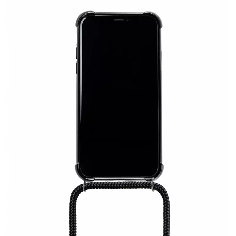 Lookabe Necklace Snake Edition telefoonhoesje voor iPhone XR, zilver/zwart