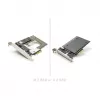 Interne M.2-/U.2-adapterkaart DELOCK 90854 — PCIe 4.0 (host: PCIe, uitgangen: M.2 Key M 110 mm, U.2)