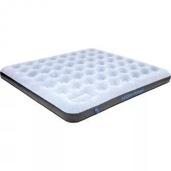 Luchtmatras High Peak 40027 tweepersoonsmatras zwart blauw grijs