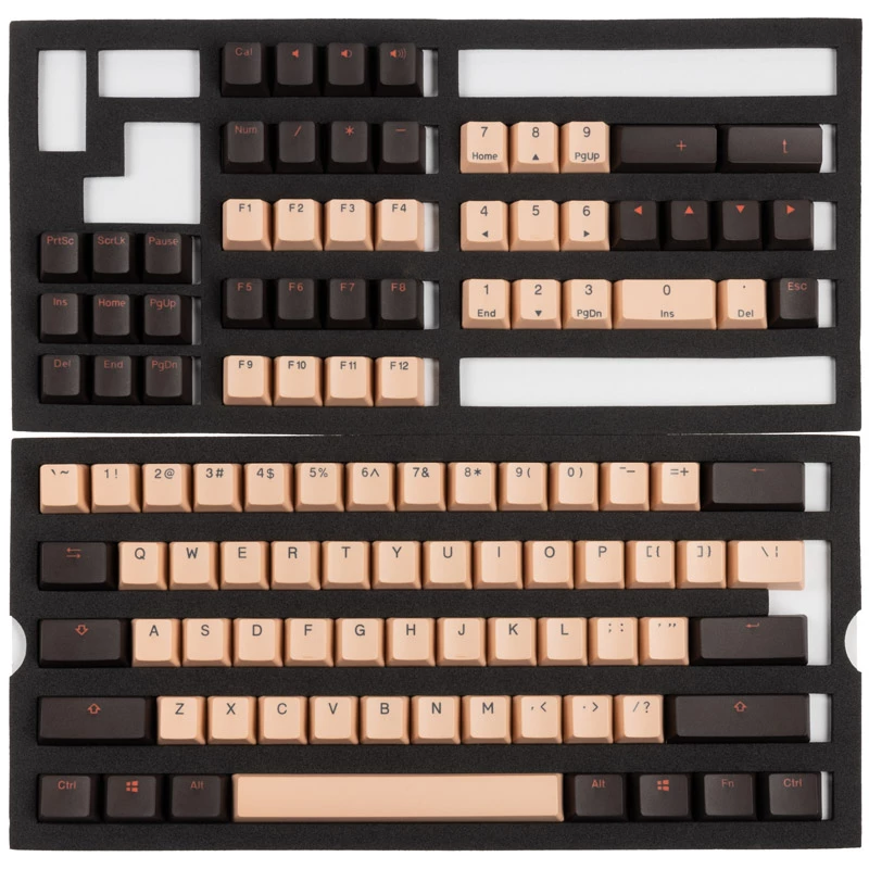Keycap-set Ducky DKSA108-USPDGMZOR PBT double-shot, US-layout, 108 toetsen
