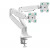 ONKRON G200-W Bureausteun voor monitoren van 13-32 inch, wit