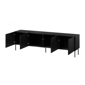 Cama RTV-meubel ISLA 200x40x60 mat zwart