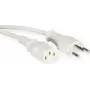 VALUE netsnoer T12 naar C13, wit 1,8m (19.99.1223)