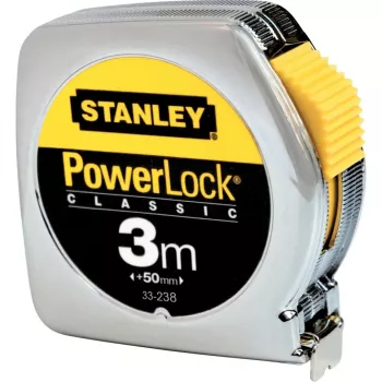 Meetlint Stanley 0-33-218 3m metallic geel