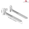 Montagekit Maclean MC-776 B zwart