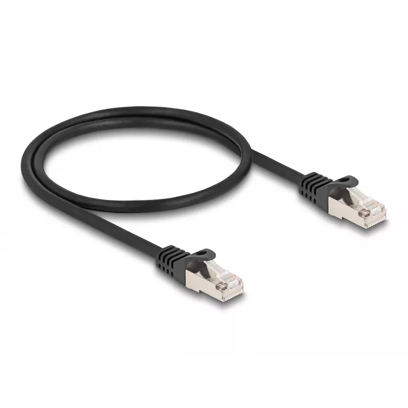DeLOCK kabel RJ50 stekker naar RJ50 stekker S/FTP 0,5 m zwart