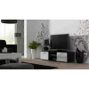 Cama tv-standaard SOHO 140 zwart/wit glanzend