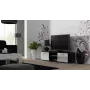 Cama tv-standaard SOHO 140 zwart/wit glanzend