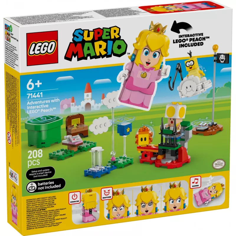 Constructiespeelgoed LEGO 71441 Super Mario Interactieve LEGO Peach figuur set, compatibel met het LEGO-systeem