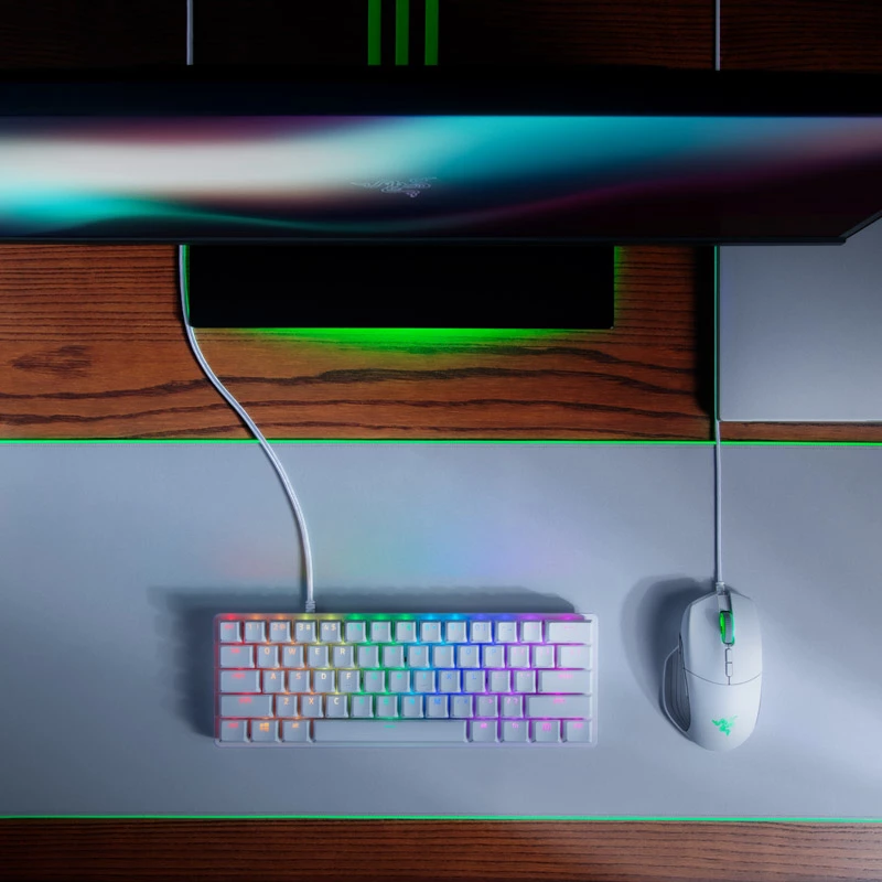 Razer Huntsman Mini toetsenbord gaming USB QWERTY Engels wit
