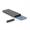 GEMBIRD EE2280-U3C-01 Gembird behuizing M.2 naar USB 3.0, aluminium, zwart