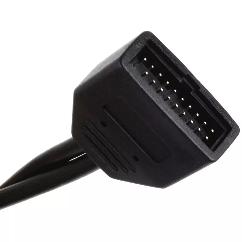 Silverstone G11303050-RT - USB 3.0 - USB 2.0 - mannelijk/vrouwelijk - zwart (G11303050-RT)