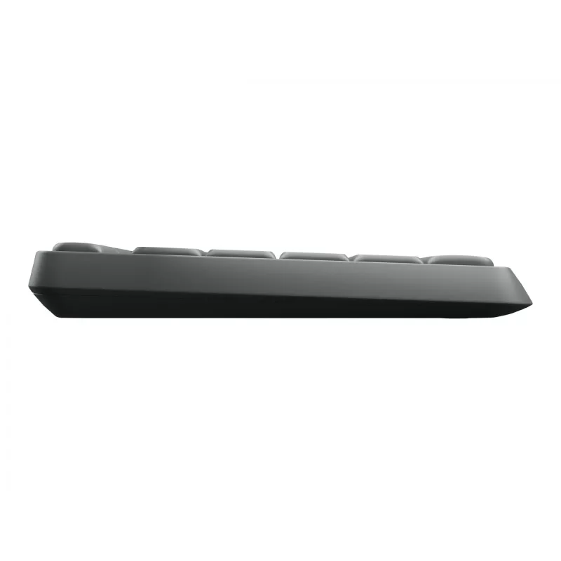 Logitech MK235 duurzame draadloze toetsenbord- en muisset in grijs
