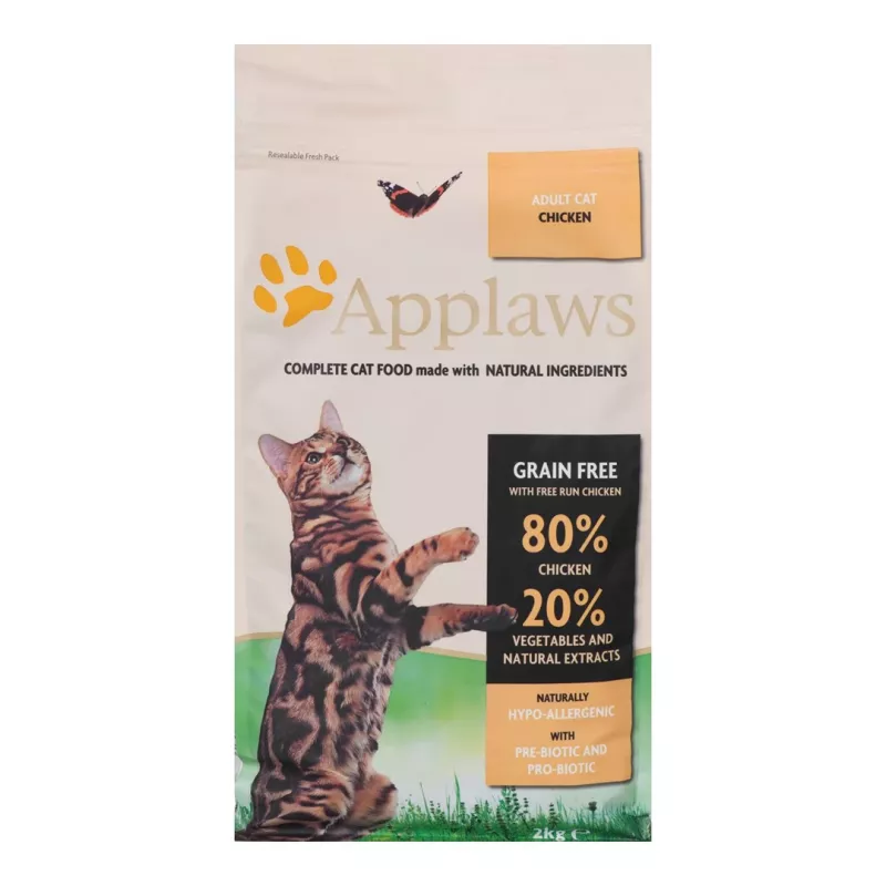 APPLAWS Kip - Droogvoer voor katten - 2 kg