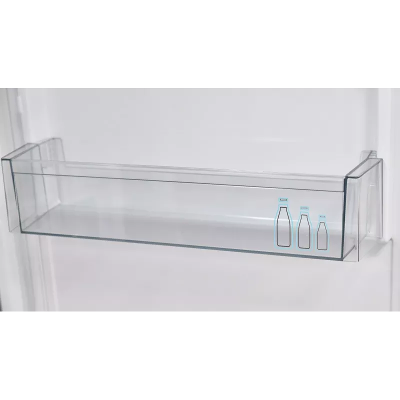Sharp SJ-FBB05DTXWE vrijstaande koel-vriescombinatie, 288 l (204 l + 84 l), vriezer onderaan, NanoFrost, 180 cm, energieklasse E, wit