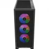 PC-behuizing Silentware Core 100 A-RGB zwart — model CORE100zwart, A-RGB-verlichting, midtower-formfactor