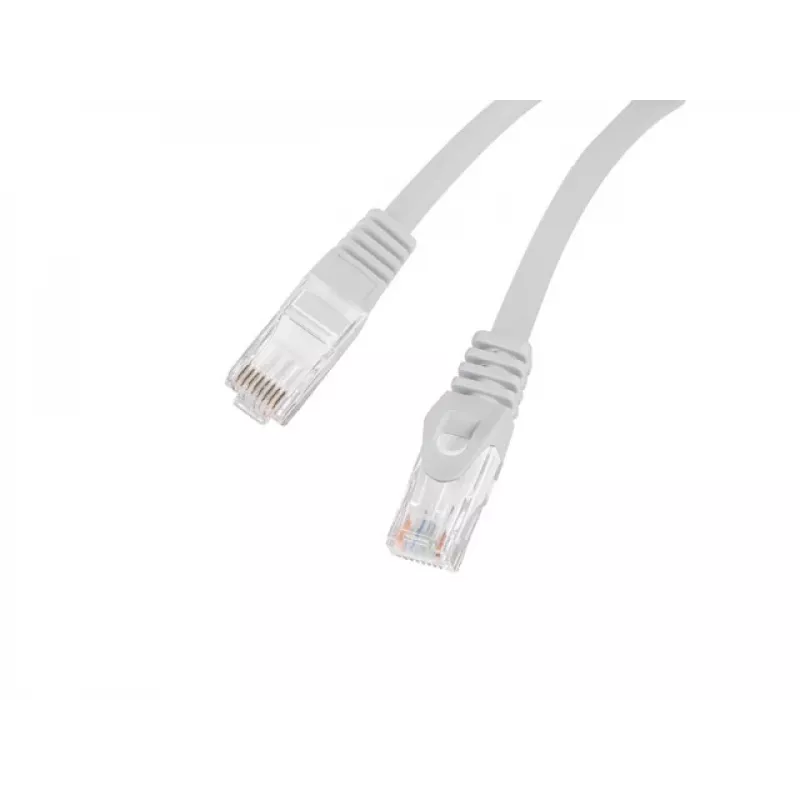 LANBERG netwerkkabel Cat6 U/UTP RJ-45 naar RJ-45 0,5 m grijs PCU6-10CU-0050-S