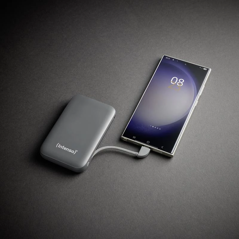 Powerbank USB 10000 mAh/grijs S10000 7333034 Intenso