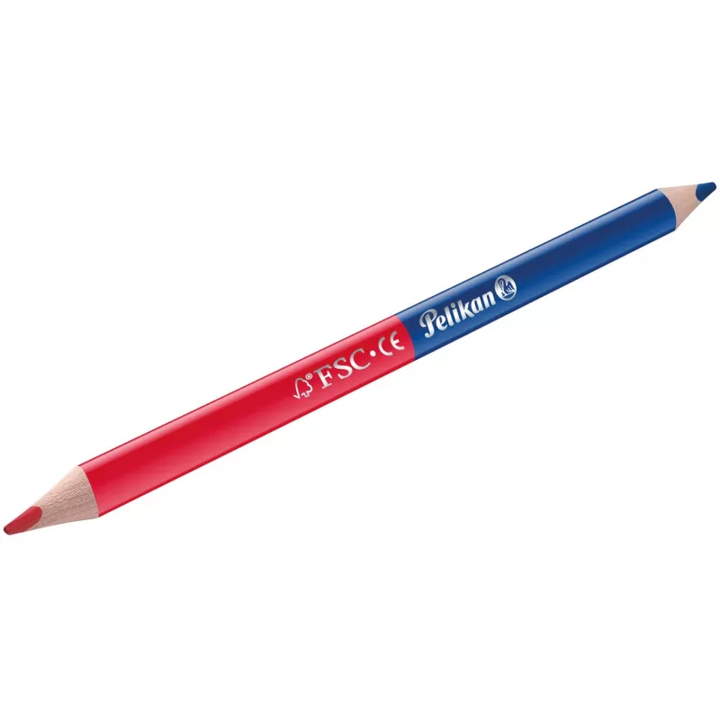Kleurpotlood Pelikan 811118 blauw rood 2 stuks