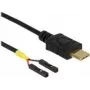 USB-kabel DeLOCK 85473 0,5m USB C zwart
