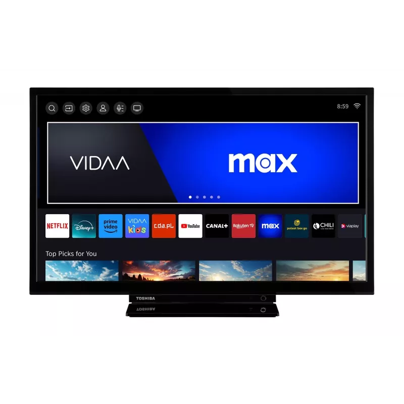 Televisie Toshiba 24WV3F63DG 24 inch LED-display HD-resolutie