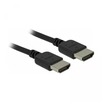 HDMI-kabel DeLOCK 85216 1,5 m Type-A stekker-stekker zwart