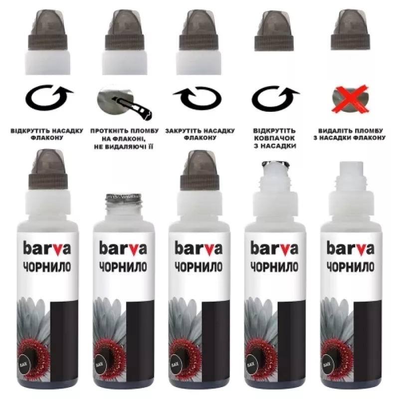 Compatible Barva Epson 101 C (C13T03V24A) (E101-559-1K) inktnavulfles, cyaan