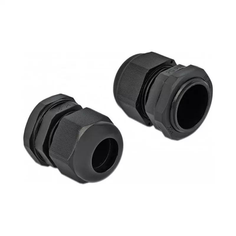 Kabelwartel DeLOCK 60222 zwart kunststof 10 stuks
