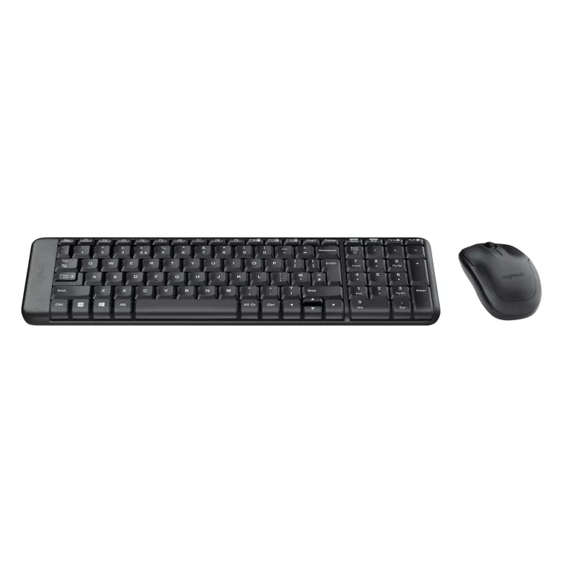 Wireless Combo MK220, draadloos, RF draadloos, QWERTZ, zwart, muis