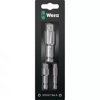 Schroevendraaier-bitset Wera 870/4/7 Set A SB