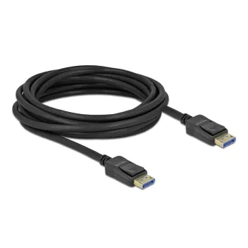 Delock - DisplayPort-kabel - DisplayPort (M) naar DisplayPort (M) - DisplayPort 2,0 - 2,0 m - Ondersteunt 10K 60 Hz (10.240 x 4320) - Zwart (80262)