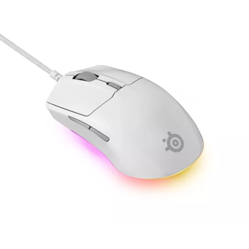 SteelSeries Rival 3 Gen 2 gamingmuis, wit