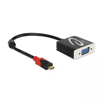Videokabel-adapter DeLOCK 62994 USB Type-C naar VGA 0,2 m zwart