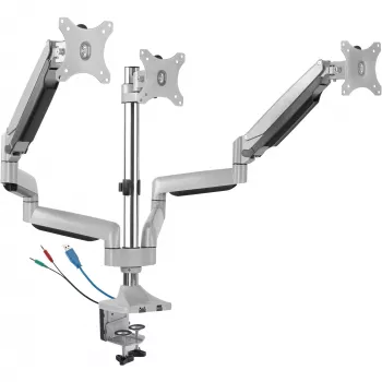 ICY BOX IB-MS505-TI 81,3 cm (32 inch) bureau zwart, zilver