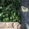 LED-neonbord MANTA SNL103WH – paardenmotief, wit