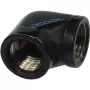 Alphacool HF L-connector G1/4 IG naar G1/4 IG - Deep zwart (17042)