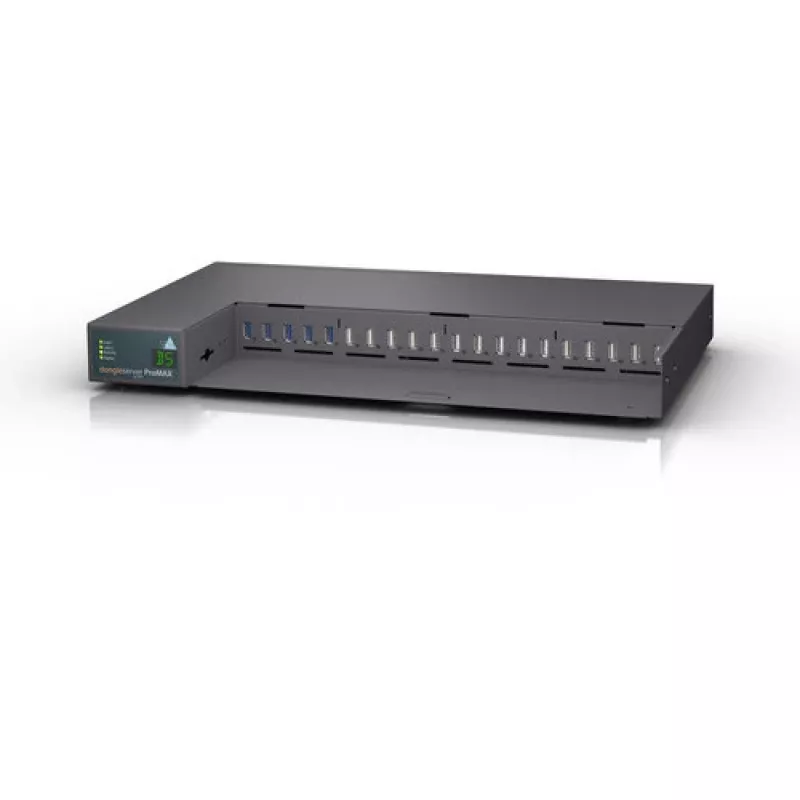 Printserver SEH dongleserver ProMAX Ethernet LAN zwart blauw