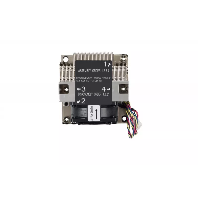Supermicro SNK-P0068AP4 computerkoelsysteem processor luchtkoeler 6 cm zwart, nikkel