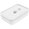 Lunchcontainer ZWILLING FRESH & SAVE 1 l, kunststof met siliconenafdichting, grijs/wit