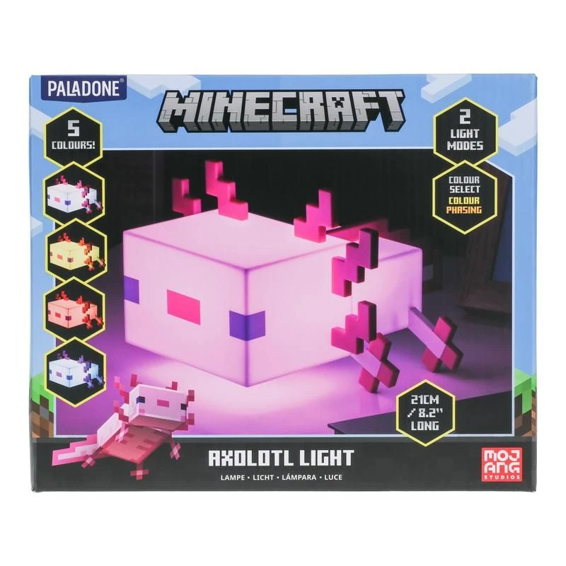 Paladone Minecraft Axolotl-lamp