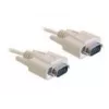 Seriële kabel DeLOCK RS-232 1 m beige DB-9