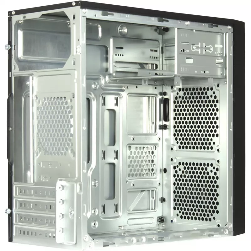 Computerbehuizing Inter-Tech Case Micro IT-6516 Ripple zwart