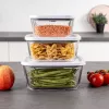Rommelsbacher vacuümapparaat glazen bakjesset VCG 1, 3-delig (350 ml, 670 ml, 1100 ml), transparant