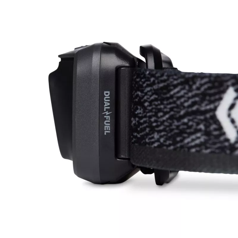 Black Diamond Astro 300 zwart, blauwe hoofdband zaklamp