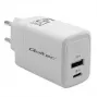 GaN 45W oplader 5V 20V 1,5A 3A, 1x USB-C PD, 1x USB-A