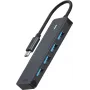 Rapoo 11416 USB-C-hub, USB-C naar USB-A, grijs