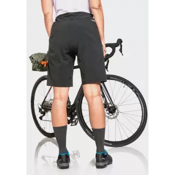 Fietsbroek Schöffel Danube – dames, zwart, maat S