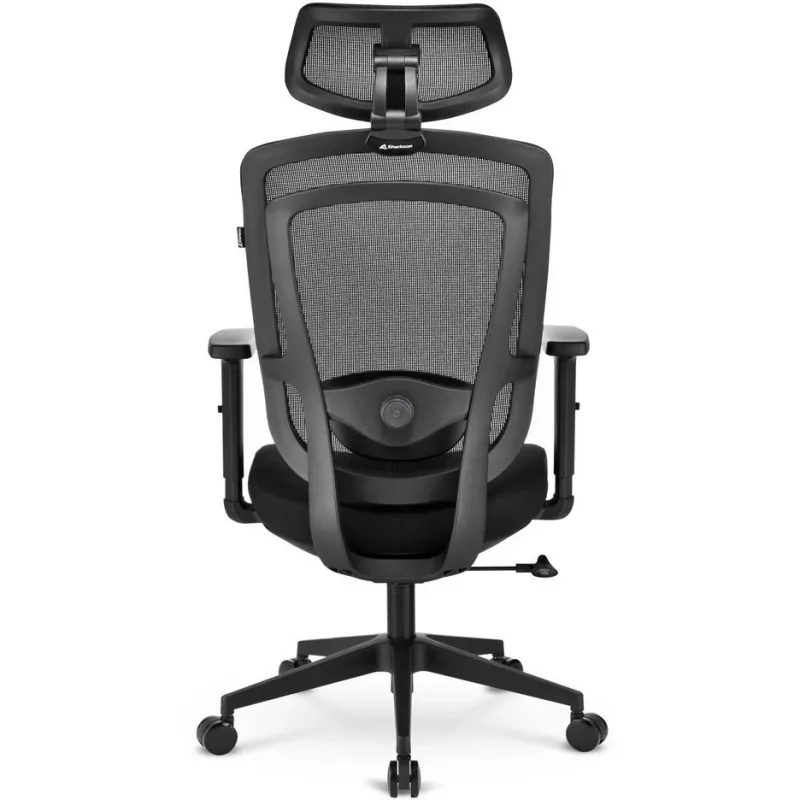 Bureaustoel Sharkoon OfficePal C10 – zwart, ergonomisch design, in hoogte verstelbaar