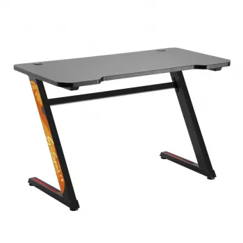 NanoRS RS120 gaming-computertafel, modern design, licht en stabiel (max. 50 kg belasting), zwart & oranje